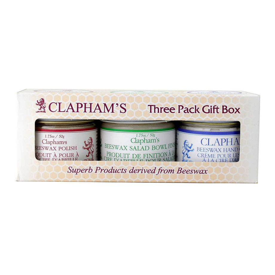 Three Pack Gift Box | Clapham's Beeswax Products